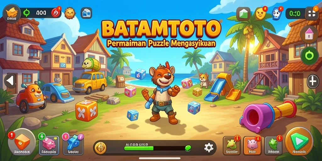 Screenshot gameplay <strong>BATAMTOTO</strong> memperlihatkan tantangan Puzzle yang menarik.
