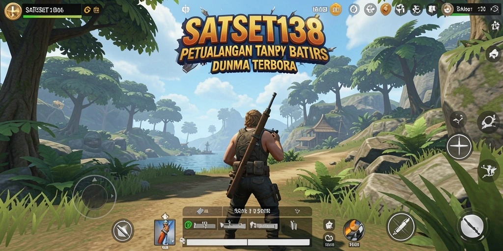 Gameplay SATSET138 yang menampilkan dunia terbuka dan penuh petualangan.